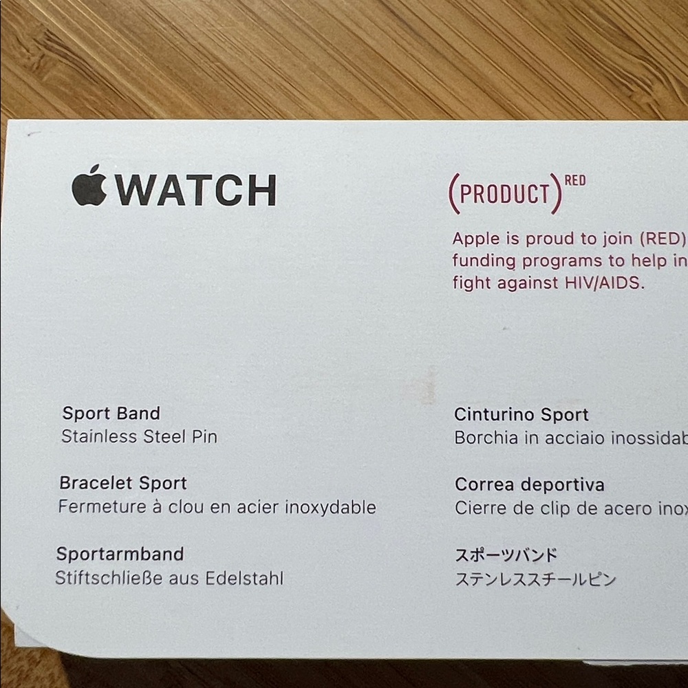 Apple Watch Band in Vibrant Red - Picture 3 of 3